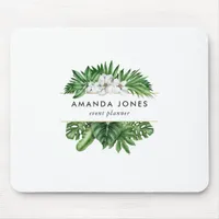 Tropical Greenery Foliage Mouse Pad