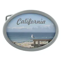 Seagull by the Sea in California Belt Buckle