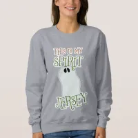 Funny Spirit Jersey Halloween Themed Design Sweatshirt