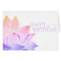 *~* Pink Lotus Lavender Birthday Namaste