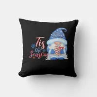 Gnome Tis The Season  Throw Pillow