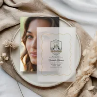 Pines & Prosecco Social Club Camp Bachelorette Vellum Invitations