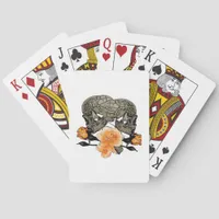 Funny Halloween Till Death Do Us Part Design Poker Cards