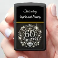 Diamond Splendor: 60th Anniversary Design Zippo Lighter