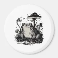 Goblincore Frog Minimal Classic Design Magnet