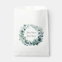 Abstract Botanical Eucalyptus Favor Bag