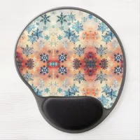 Vintage Snowflakes Pattern - Gel Mousepad