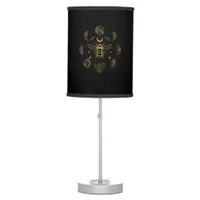 Cottagecore Bee Mystical Magical Goblincore Moon P Table Lamp