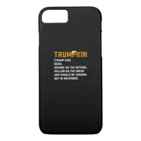 Trumpkin Funny Anti Pumpkin iPhone 8/7 Case