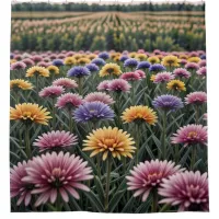 Field of colors shower curtain