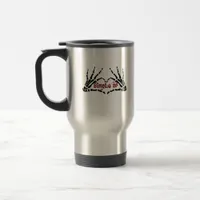 Af Skeleton Hands Heart Moody Aesthetic Travel Mug