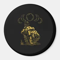 Aesthetic Goblincore And Cottagecore Mushroom Crea Magnet
