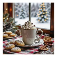 Hot Chocolate and Sugar Cookies Festive Christmas Acrylic Print
