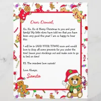 Personalized Letter from Santa Claus