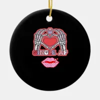 Hands Halloween Classic – Sloth Costume Ceramic Ornament