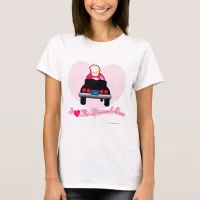 Love in the Diamond Lane Bridal Slogan Wedding T-Shirt