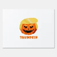 Trumpkin Halloween Sign