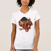 Sophisticated Black Capricorn Diva with Ambition T-Shirt