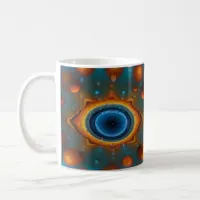 Vortex of Colors: Abstract Dance of Oil and Water Coffee Mug