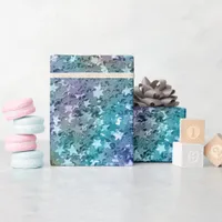 Colorful Abstract Starry Glitter Wrapping Paper