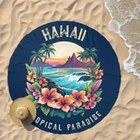 Hawaii Sunset Tropical Paradise Sea Beach Towel Beach Towel