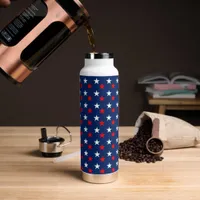 4th of July Water Bottle