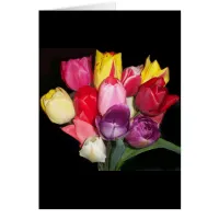 Bouquet of Tulips Card