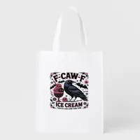 F Caw F Funny Trendy Grocery Bag