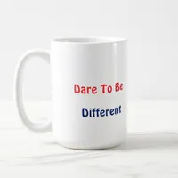 Multi-colored wolf / Dare to be Different Coffee Mug