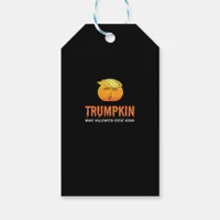 Funny Halloween Trumpkin  Gift Tags