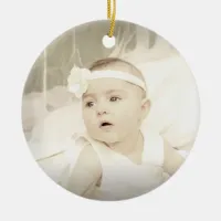 Personalize this Pretty Pastel Christmas Ornament