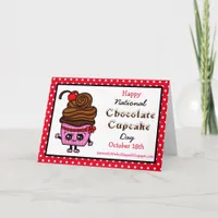 Happy National Cupcake Day - October 18th Card