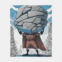 Super Strong Super Hero Fleece Blanket