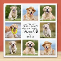 Pet Memorial Gift Pet Loss Keepsake Photo Collage Plaque