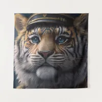 Tiger Pilot Captain Tapestry