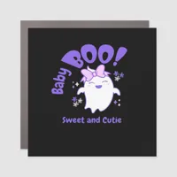 Baby Boo Sweet Toddler Halloween Design Car Magnet