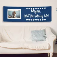 Will you Marry Me Custom Name and Photo Banner