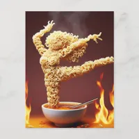 Sexy Ramen Lady Postcard