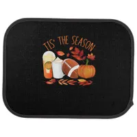 Tis The Season Football Pumpkin Thanksgiving Athle Car Floor Mat