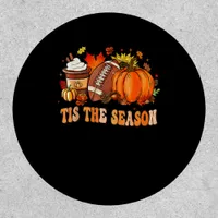 Pumpkin Spice Football Tis The Season Patch