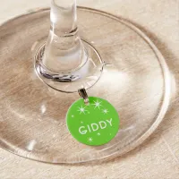 In the Mood Giddy Wine Glass Charm