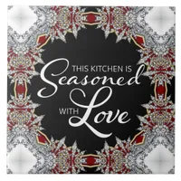 Eastern Jewel Kitchen Love Home Decor Ceramic Tile