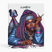 Empowered African American Urban Hip Hop Chic Mini Binder