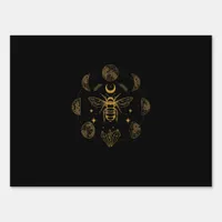 Cottagecore Bee Mystical Magical Goblincore Moon P Sign