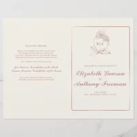 Elegant Earth Tones Floral Wedding Ceremony 