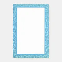 Swimming Pool Cool Blue Water Print Post-it Notes