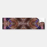 fractal-believe bumper sticker