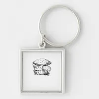 Cute Cottagecore Aesthetic Mushroom Fungi Goblinco Keychain