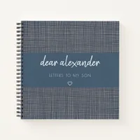 Letters to My Son Keepsake Journal