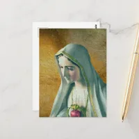 Sacred Heart Of Mary Postcard